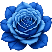 Blue rose  sticker
