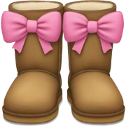 Uggs with bow sticker