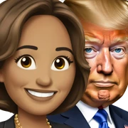 donald trump dating kamala harris sticker