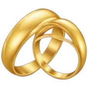 Wedding rings sticker