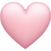 pastel pink heart  sticker