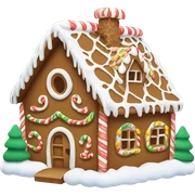 gingerbread house sticker