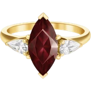 marquise burgundy diamond engagement ring gold sticker