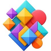 abstract art sticker