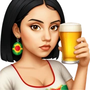 Cerveza Drinker sticker