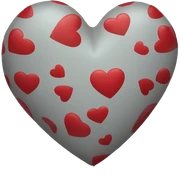 Love heart sticker