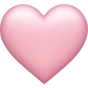 Light Pink heart sticker
