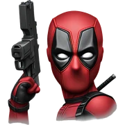 Deadpool guns sticker