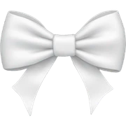 white bow sticker
