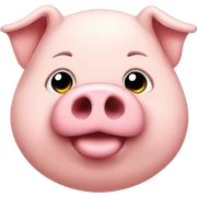 fat pig sticker