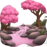 pink brook  sticker