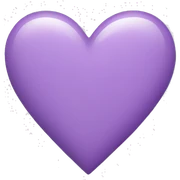 Light Purple Heart  sticker