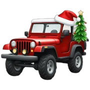 jeep navidad sticker