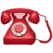 red phone sticker