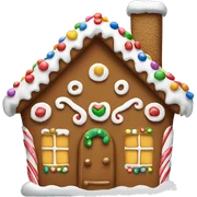 Gingerbread house sticker