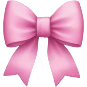 Pink bow  sticker