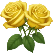 Yellow roses sticker