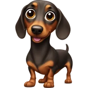Wiener dog sticker