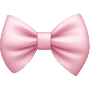 light pink bow sticker