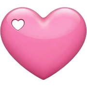 Pink heart  sticker