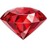 red diamond sticker