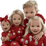 smiling group of friends portrait sticker