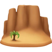 Brown desert  sticker