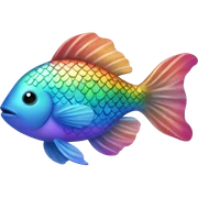 Rainbow fish
 sticker