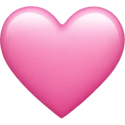 pink heart sticker