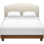 White bed sticker