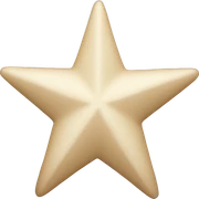 beige star sticker