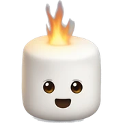 Marshmallow sticker