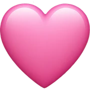 pink heart sticker