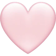 Light pink heart  sticker