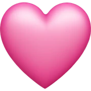 Pink heart sticker