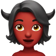  devil girl sticker