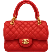 Red chanel bag sticker