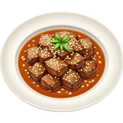 Plate of ginger beef  sticker