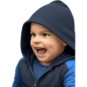 realistic meme of boy indoors sticker