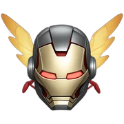 Iron man fly sticker