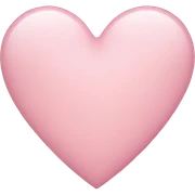 Light pink heart  sticker