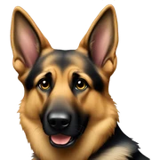 german shepherd sticker
