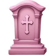 Pink grave sticker