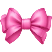 pink bow  sticker