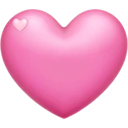 Pink hesrt sticker
