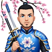 Samurai Warrior sticker