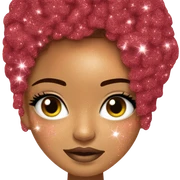 Rihanna with glitter sticker