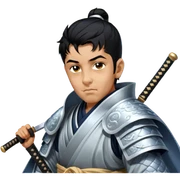 Moonlit Samurai sticker
