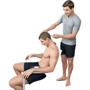boys hanging out indoors sticker