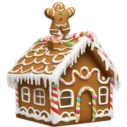 gingerbread house sticker